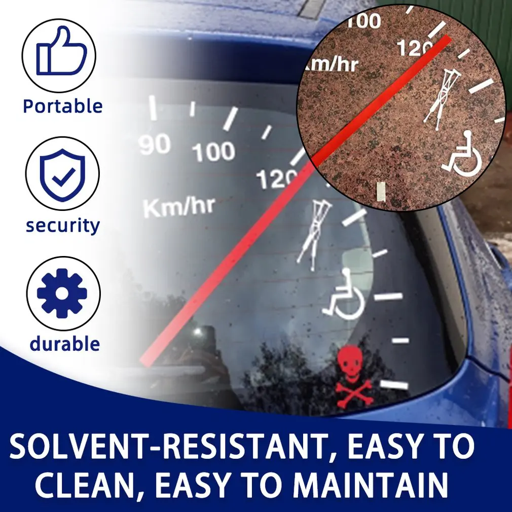 Забавная наклейка на спидометр автомобиль Виниловая окно бампер украшение