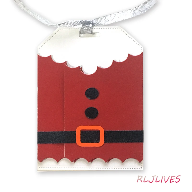 Метка для костюма Санта Клауса трафареты резки металла сделай сам скрапбукинг