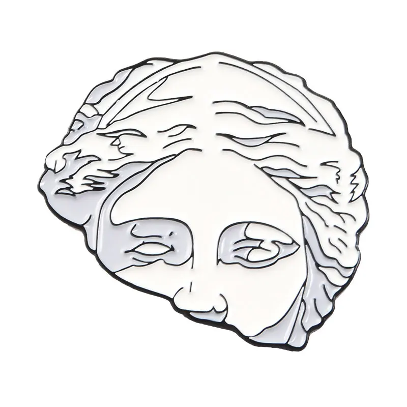 

High-end and Interesting Brooches Lapel Pin Segmented Sculpture Art Chic Brooch Customization Accessories for Jewelry Cute