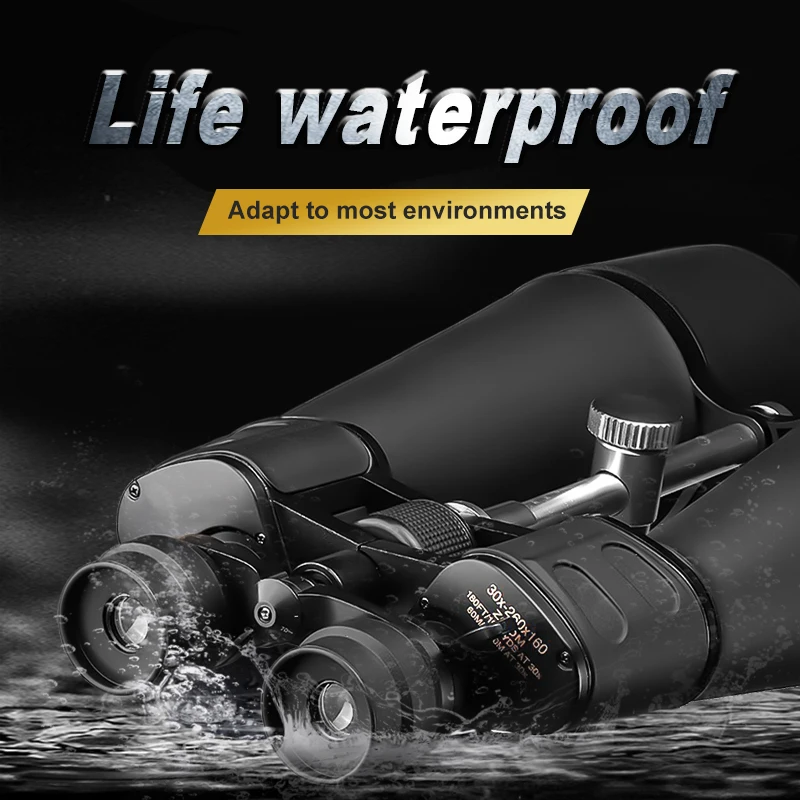 Мощный профессиональный бинокль 30-260X160 большой диаметр HD телескоп BAK4-Prism