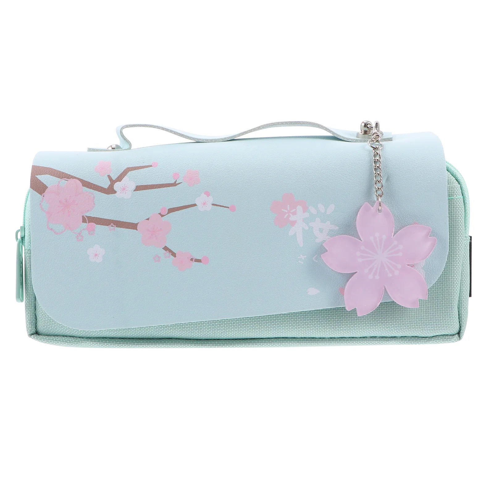 

1pc Adorable Pencil Case Bag Sakura Student Stationary Pouch Pen Organizer