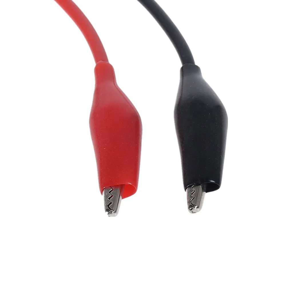 2 шт. двойной зажим типа крокодил для разъема банан Кабель Тестового щупа