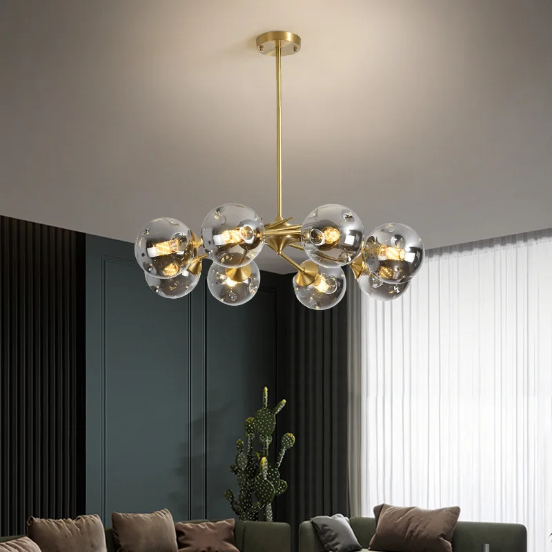 

Скандинавская Минималистичная лампа в стиле постмодерн для дома, столовой, спальни, креативные художественные стеклянные лампы для гостин...