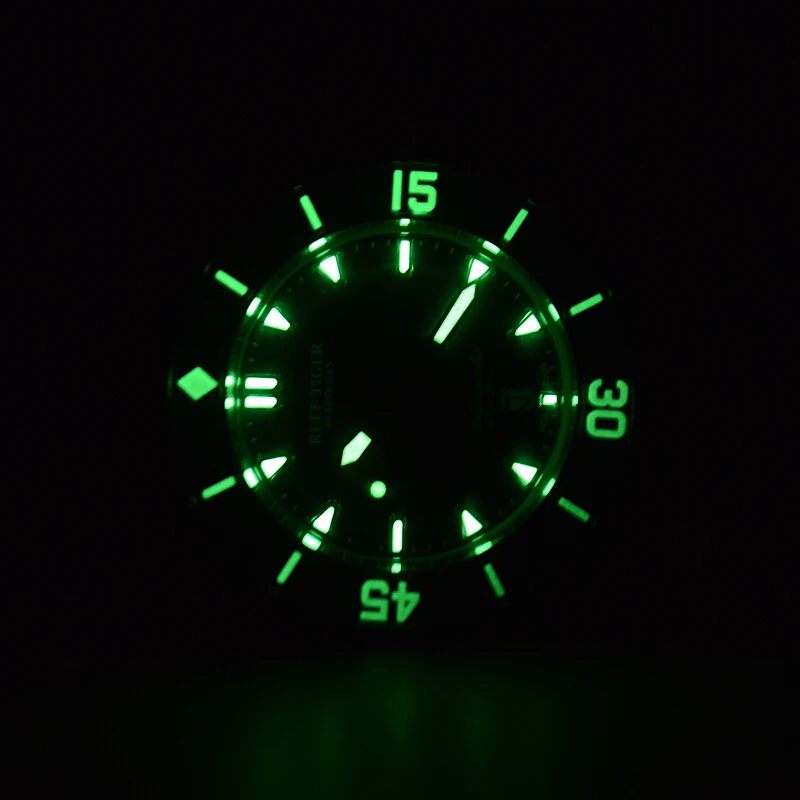 Для мужчин для дайвинга наручные часы мужские автоматические Риф Тигр Человек