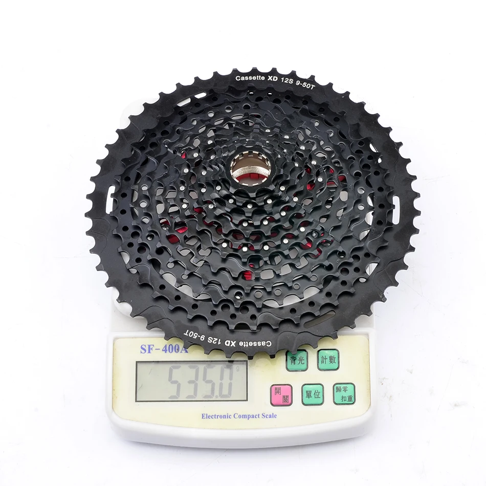 MTB 12 11-speed 9-50T Кассетная лента Ultimate SRAM XD Кассетная лента Радуга 535 г Кассетная лента ультра-светильник 12s