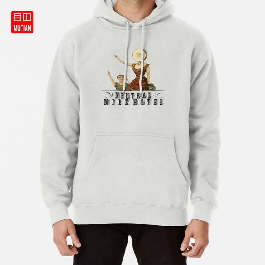 Нейтральный молочный отель-в самолете над футболка с морским принтом