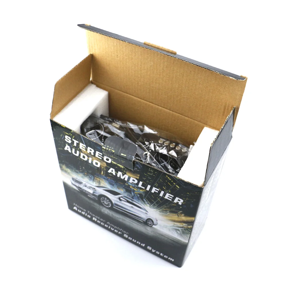 Мини HIFI домашние усилители аудио Bluetooth Сабвуфер FM SD мощности для автомобиля