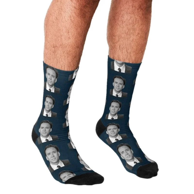 

2021Funny Socks Men Harajuku Nice Funny Meme Printed Happy hip hop Men Socks Novelty Skateboard Crew Casual Crazy Sock
