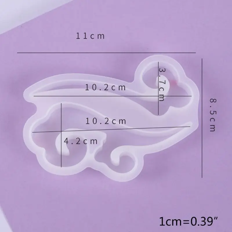 

Crystal Epoxy Resin Mold Pendant Casting Silicone Mould DIY Crafts Making Tool A0NF