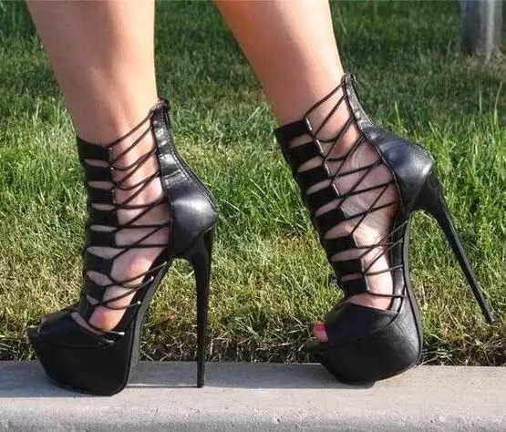 Геометрический синего цвета женские ботильоны на высоком каблуке Туфли высокой