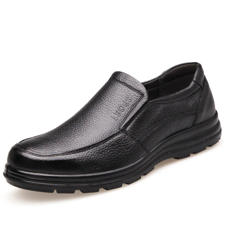 NPEZKGC Genuine leather men casual shoes handmade fashion comfortable breathable | Обувь