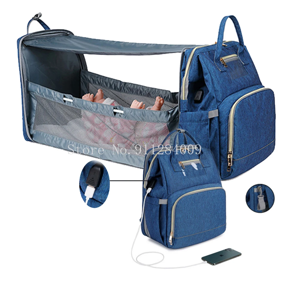 

Maternity Bag Baby Diaper New USB Charging Multifunction Waterproof Oxford Maternity Mommy Stroller Bag Backpack Baby Diaper Bag