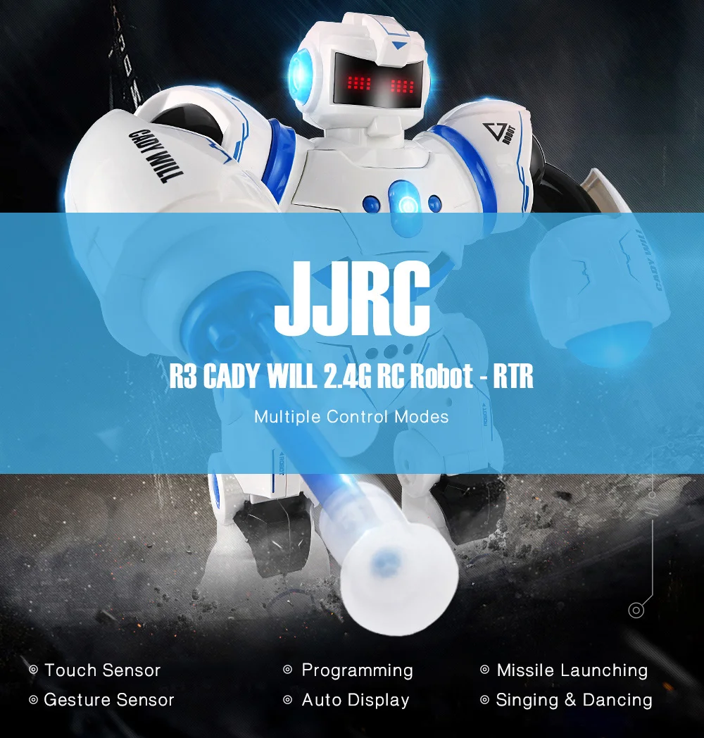 Jjrc R3 Cady Will роботы для детей мальчиков Rc робот игрушки программируемый смарт