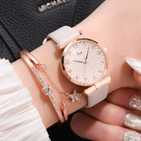 new womens fashion quartz watch leather strap simple fashion womens watch reloj