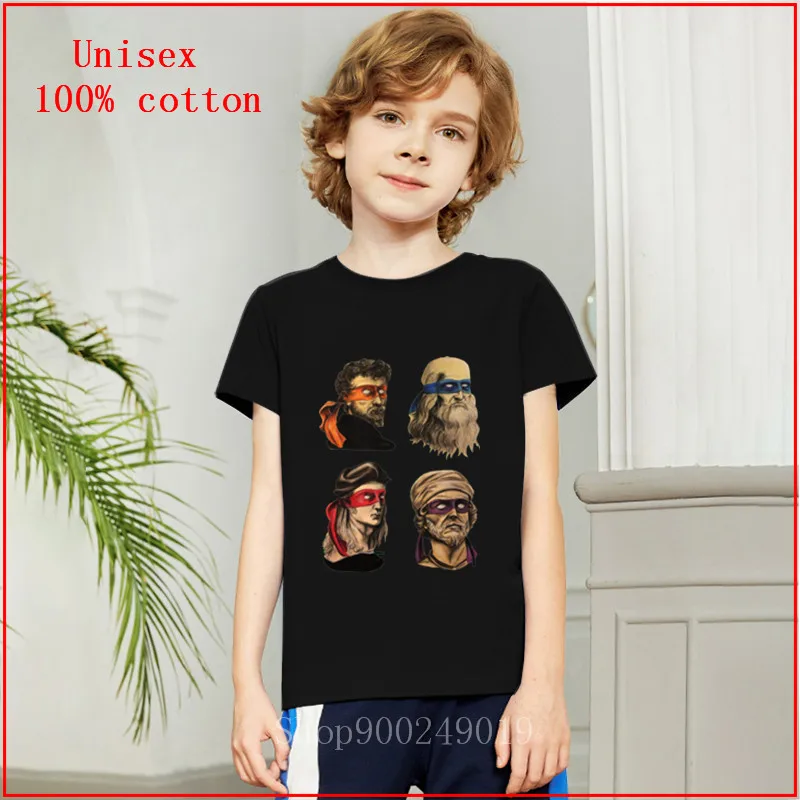 Футболка с черепашками-ниндзя для мальчиков и девочек футболки Друзья | Детская