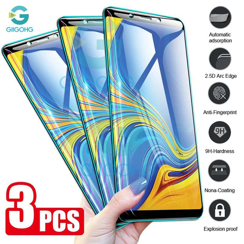 Защитное стекло закаленное для Samsung Galaxy A50/A30/A20/A10/A30S/A20S/A10S/A70/A51/A71/A20E/A50S/A40 3