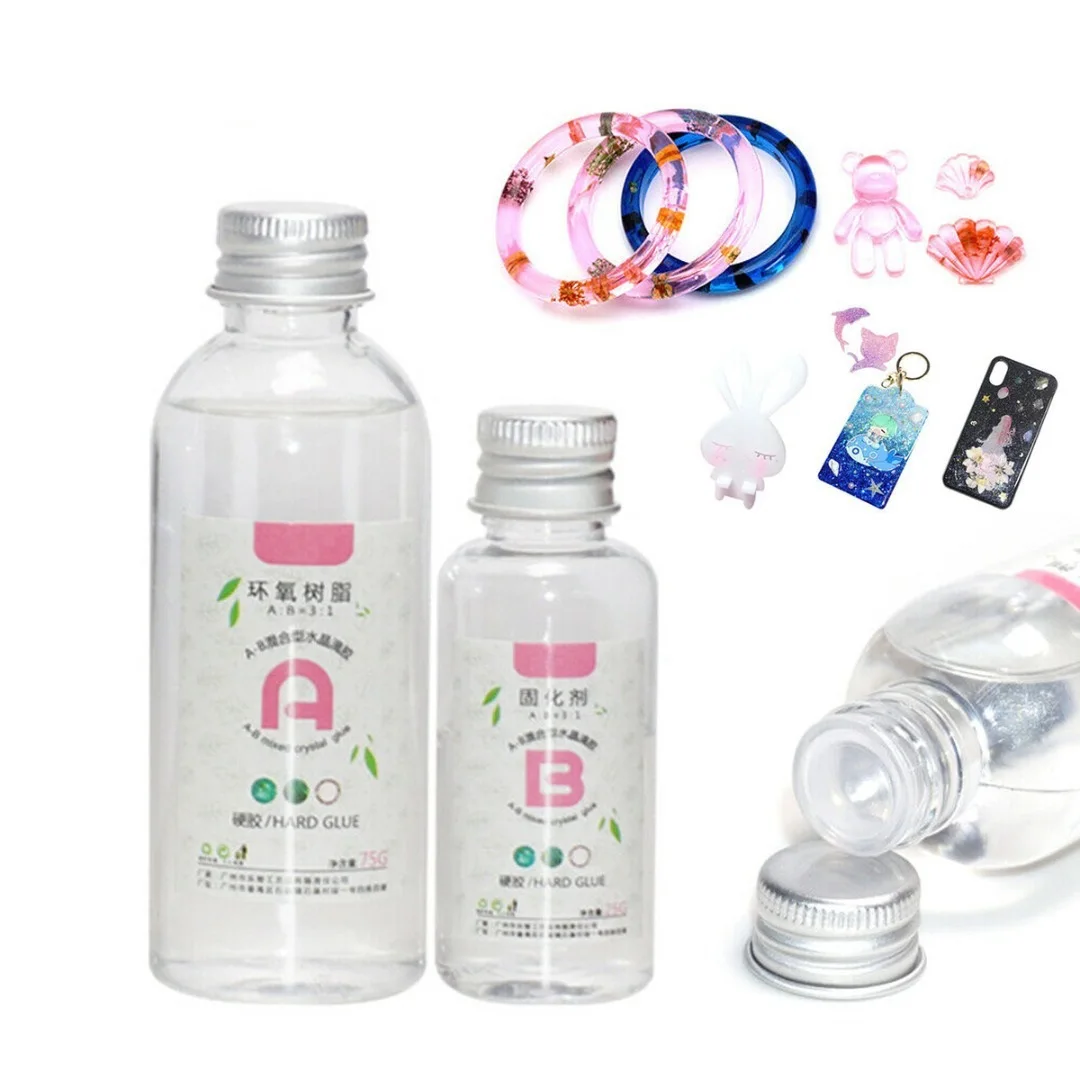 Для изготовления ювелирных изделий эпоксидная смола AB кристаллический клей