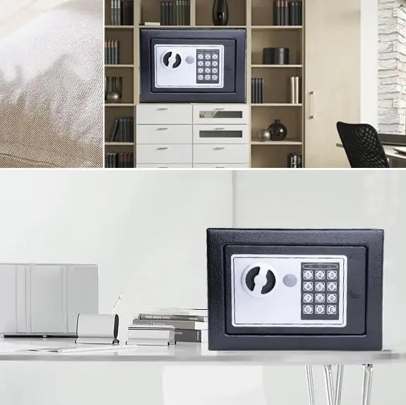 Электронный замок пароль сейф сканер отпечатков пальцев для денег электрический