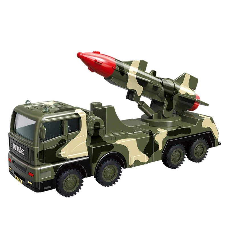 Инерционная Военная серия ракетного автомобиля, модель ракетного пускового устройства, детская игрушка для мальчика, подарок на день рожде...