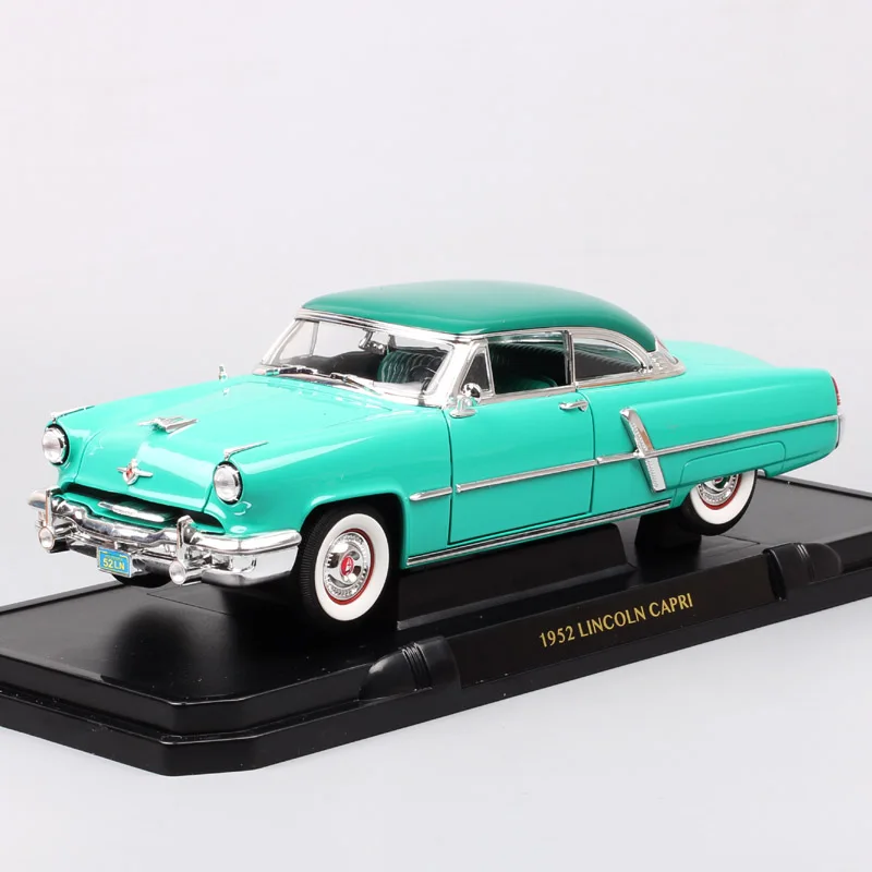 Классические 1/18 масштабные бренды большие 1952 Lincoln Capri литье под давлением машины Автомобильные транспортные средства континентальные миниатюры игрушки для детей