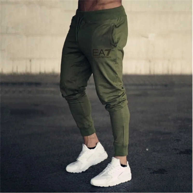 

2021 New Ea7 Brand jogging pants men's sport pants fitness running pants men's bodybuilding trousers gym men's jogging pants