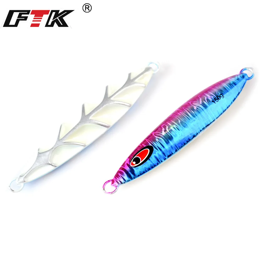 FTK приманка для рыбной ловли блесна в виде ложки 80-200 г заброса крючкового