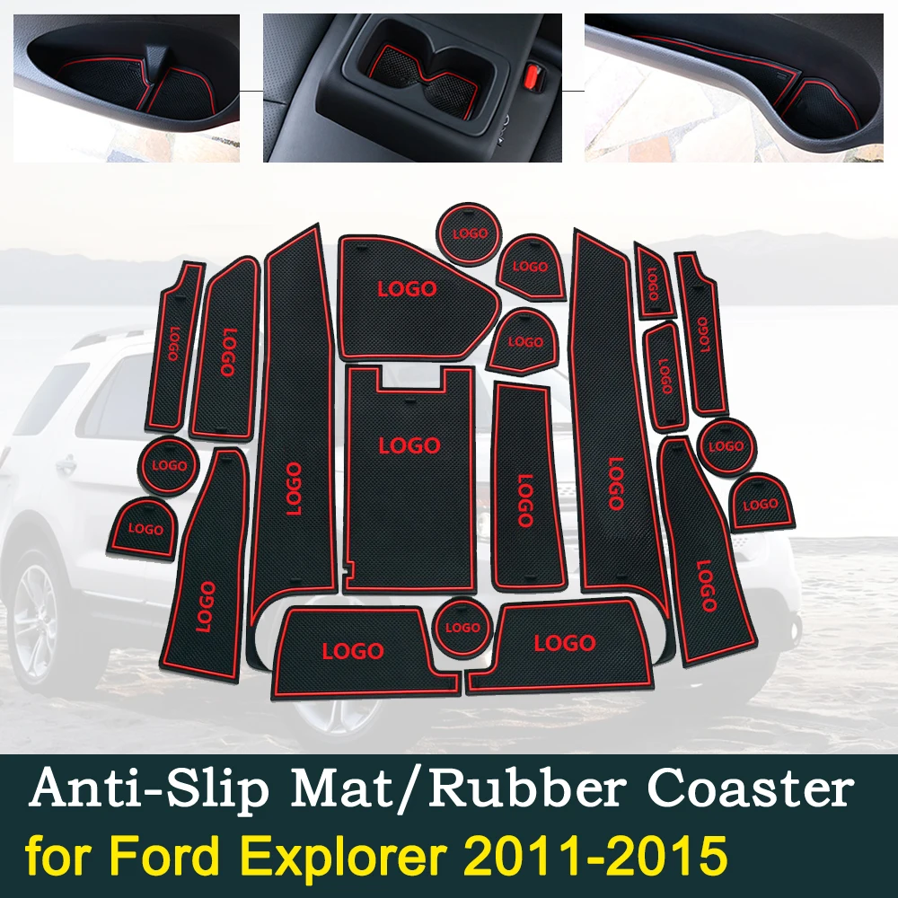 Коврик для паза двери автомобиля анти-скольжения резиновый колпачок подушка Ford