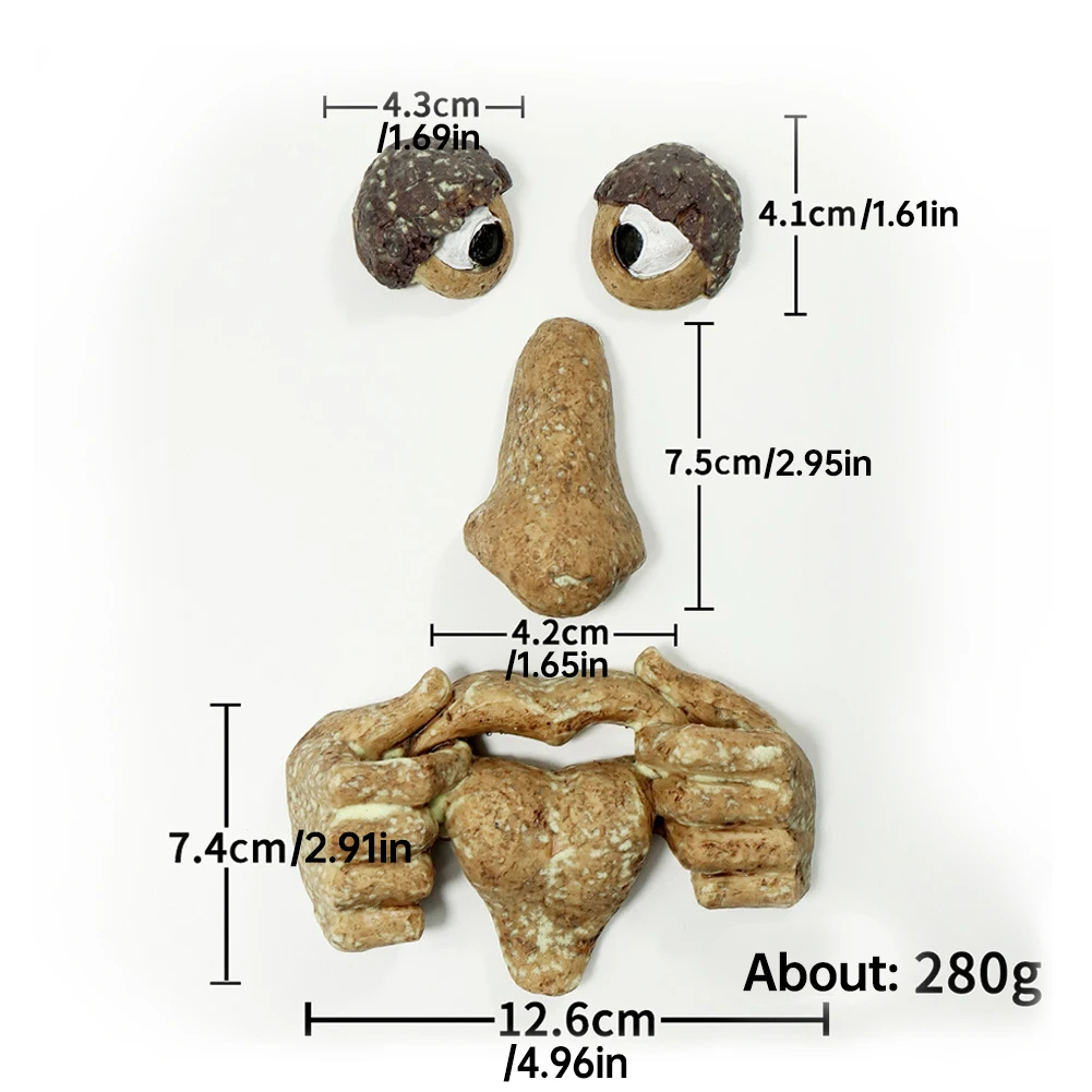 

Glowing Tree Face Decoration Funny Old Man Tree Hanger Yard Art Luminous Ornament For Garden Photography Creative Outdoor Props