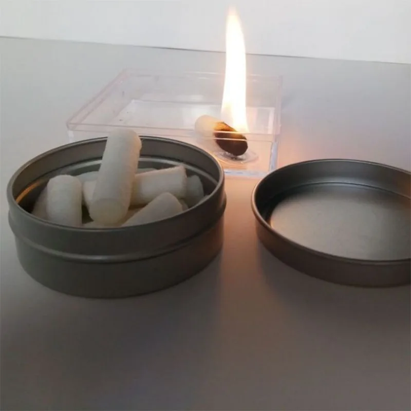 Открытый SOS выживания Fire Starter Kit аварийные инструменты Вощеные хлопковые палочки