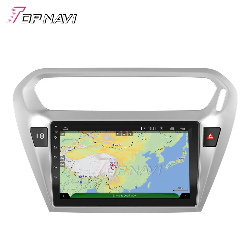 Android 10 0 Octa Core 6G + 128G 1 дюймов Автомобильный медиаплеер для Citroen Elysee 2014-2019