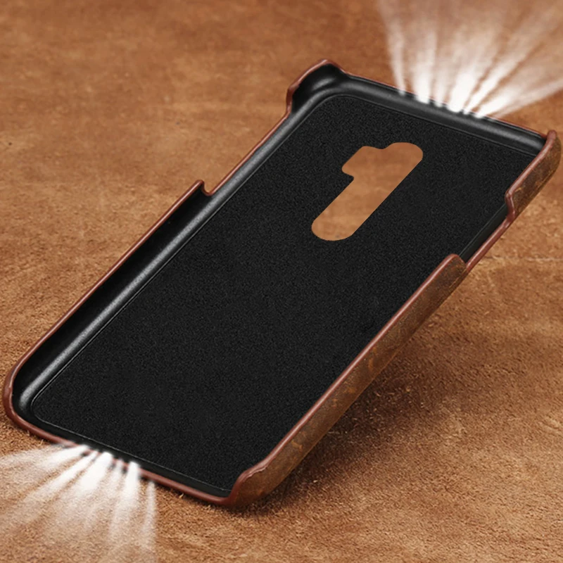 genuine leather phone case for oppo find x2 r15 r17 reno z 2z 2f 3 4 pro ace 2 a5 a9 2020 a11x k3 k5 crazy horse skin back cover free global shipping