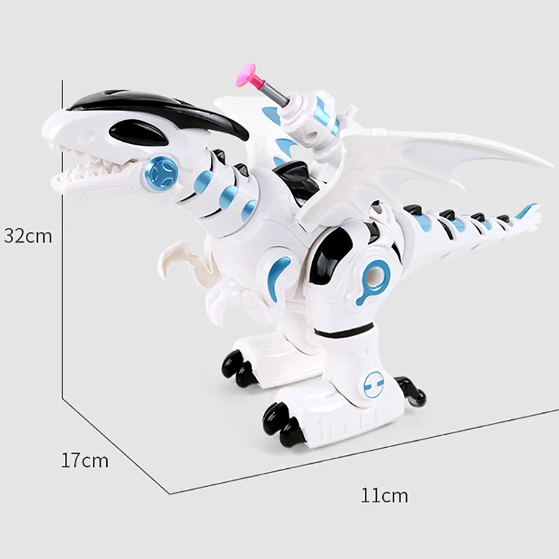 

New Electric Animal Model Walk Sing emission Bullet Mechanical Dinosaur kids Toys Robot With light Sound Dinosaur Toys