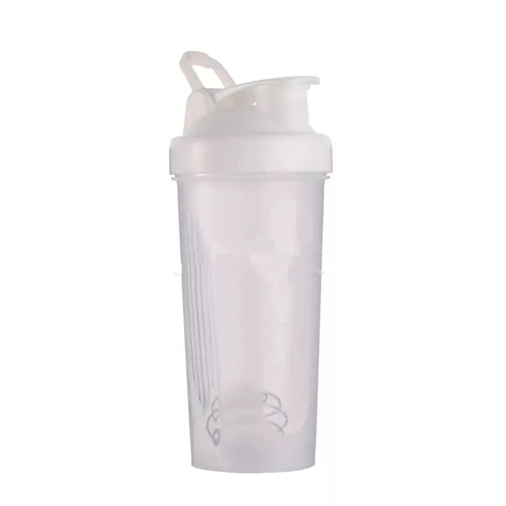 

600ML Protable Milkshake Protein Powder Shaker Water Bottle Sports Kettle Kitchen Shake Bottles Outdoor Fitness Bottle