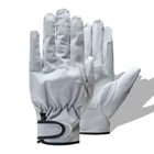 QIANGLEAF брендовые белые рабочие защитные перчатки механические рабочие перчатки ультратонкие кожаные перчатки из микрофибры оптовая продажа быстрая доставка CS1
