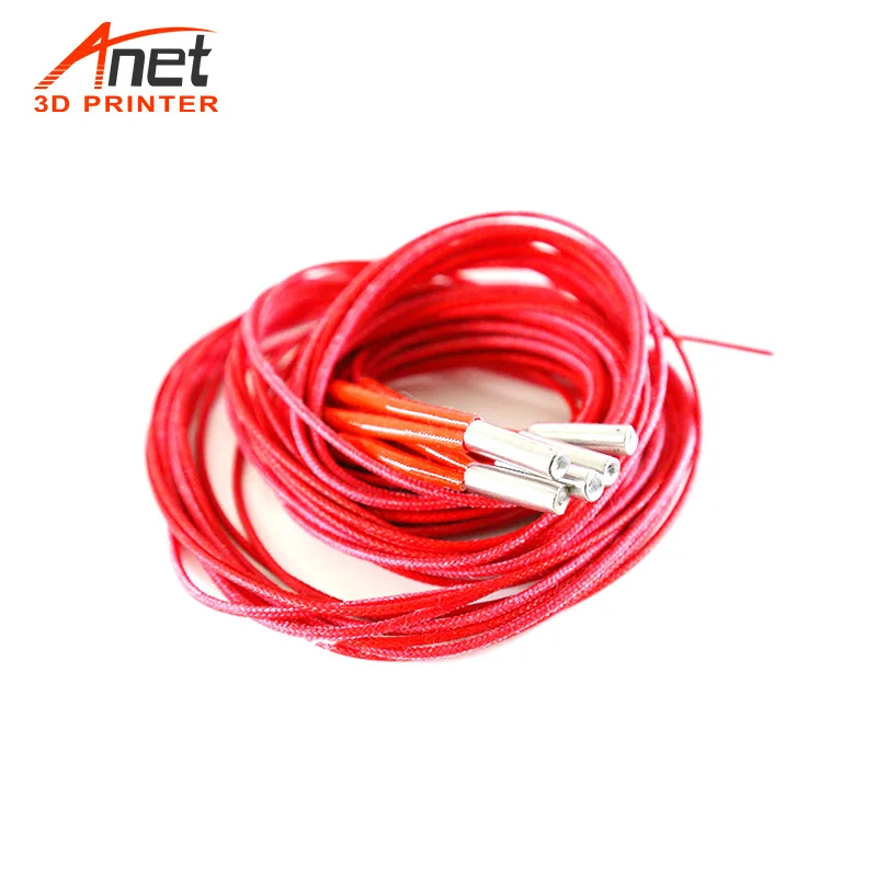 

Hot 5pcs Single-head Electric Heating Tube 1M 6*20mm Stainless Steel Heating Tube 12V 40W for MakerBot RepRap Mendel I3 Printer