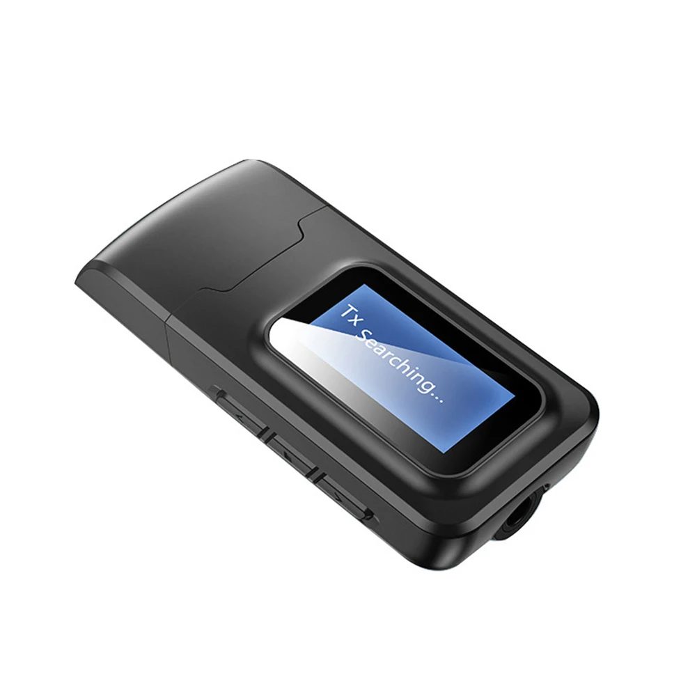 Беспроводной аудио адаптер с ЖК дисплеем Портативный USB интерфейс 3 5 мм приемник