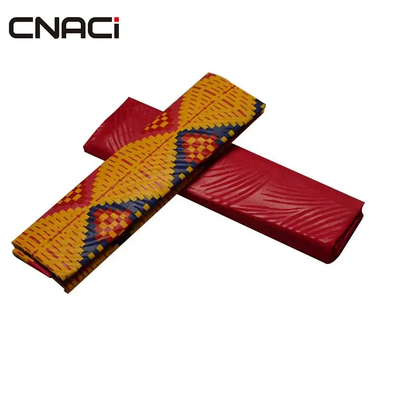 CNACI Новинка Kente Ткань Гана принт африканская ткань Анкара настоящий воск блок печать ткань 2+ 2 ярдов для женского платья