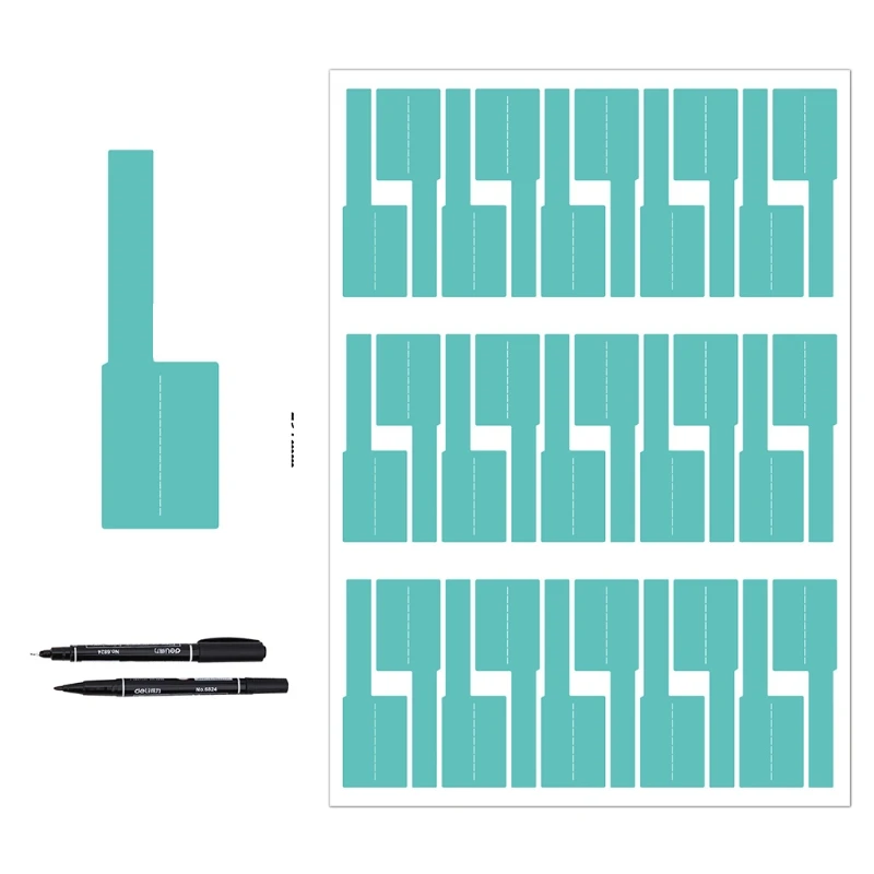Ярлыки для кабелей яркие проволочные ярлыки водонепроницаемые управления