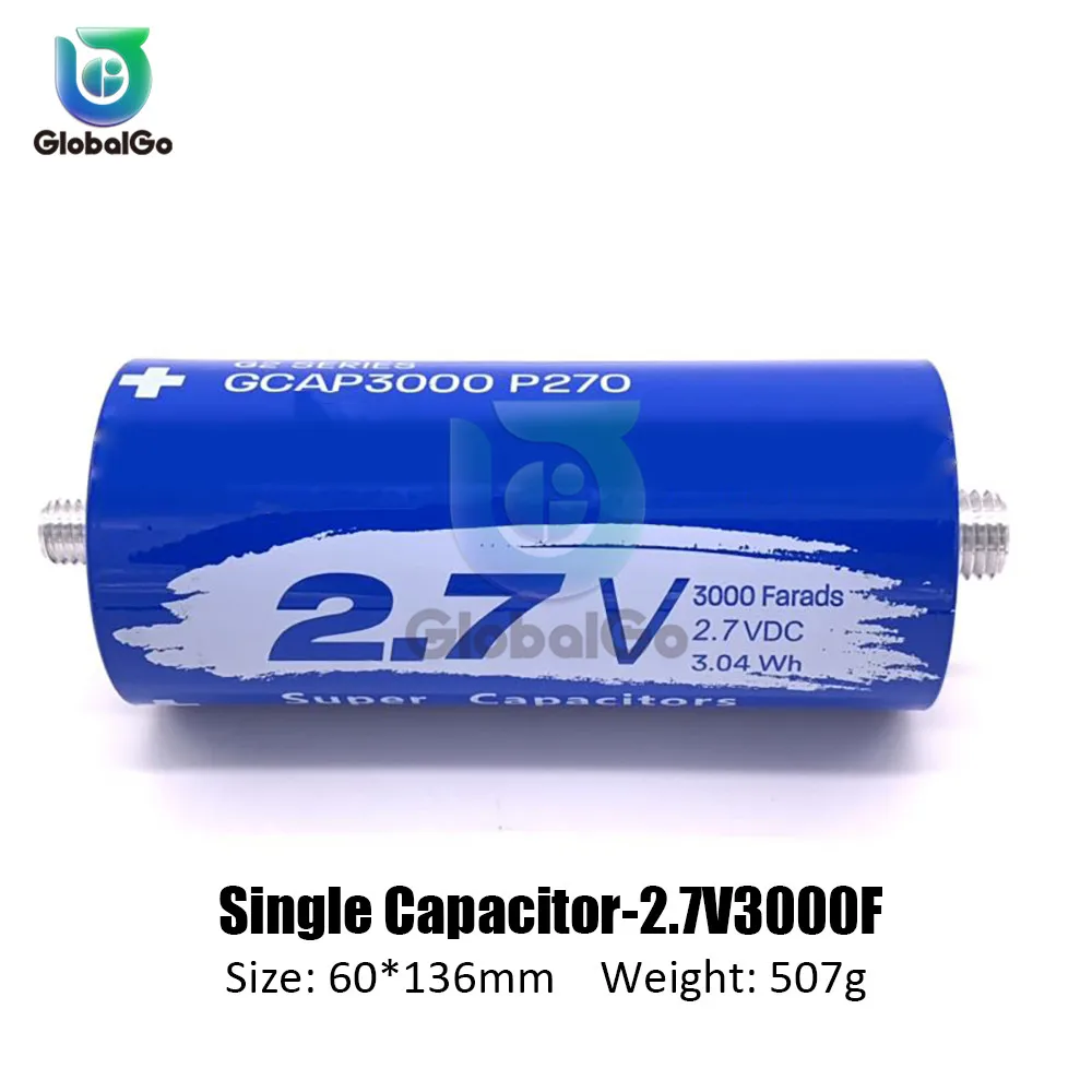 2.7V-3000F 2,85 V 3400F 2,7 V 3000F сверх яркий конденсатор 2,85 V 3400F смарт-трекер автомобильные игрушки моторный привод конденсаторы питание от аккумулятора - Цвет: 2.7V-3000F