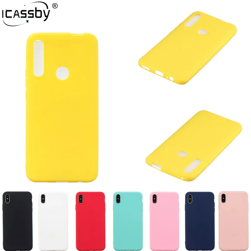 

Rubber TPU Silicone Case For Huawei P Smart Z 2019 Candy Color Soft TPU Back Cover For Coque Huawei Y9 Prime 2019 psmart Z Case