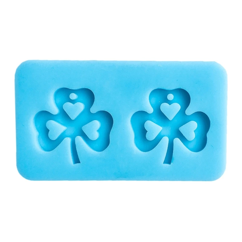 Гвоздики в виде четырехлистного клевера/клевера силиконовая форма подходит для