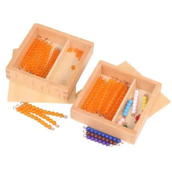 

Kids Montessori Bead Bars Mathematics Teaching Aids Addition Subtraction