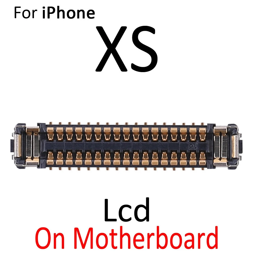 2 шт. в партии для iPhone X XR XS Max LCD Digiziter дисплей 3D сенсорный экран FPC разъем на
