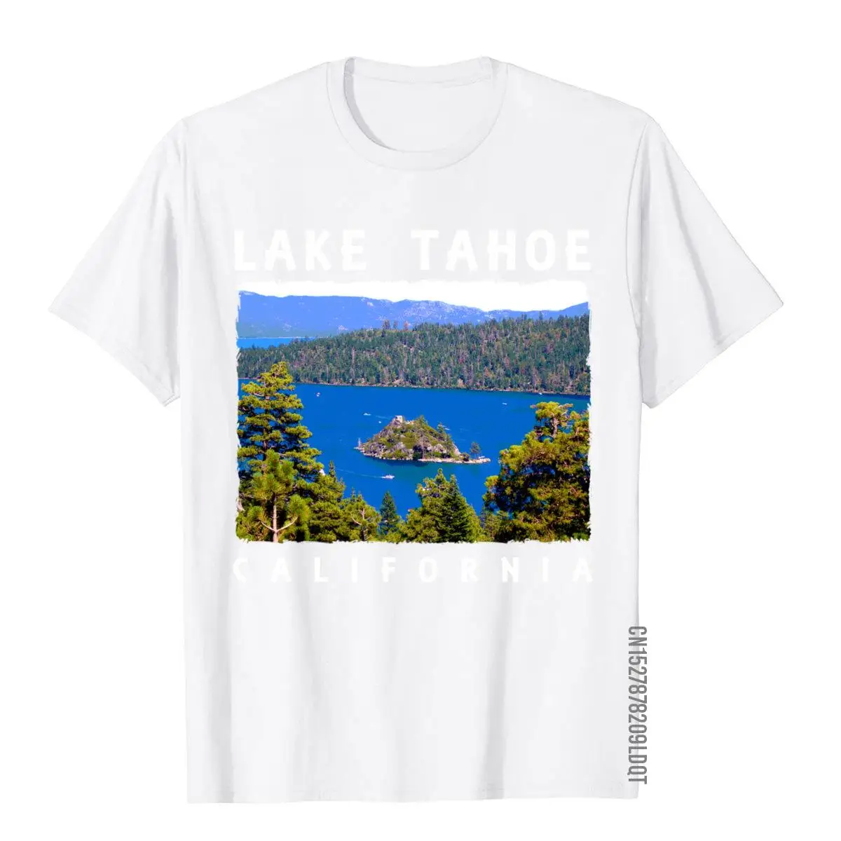 Свитшот Lake Tahoe California Изумрудный Bay новый дизайн уникальная футболка хлопковые