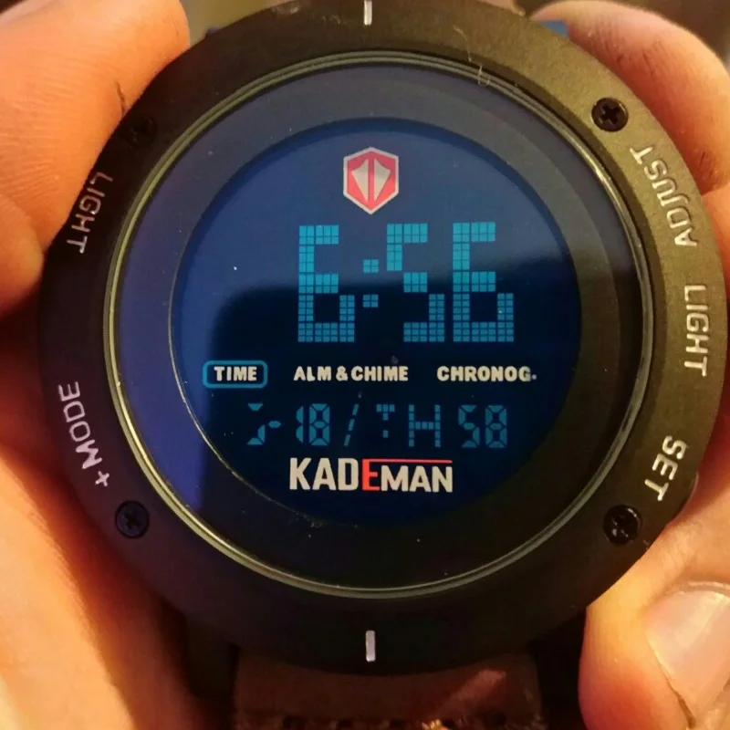 Часы наручные KADEMAN Мужские кварцевые простые спортивные роскошные цифровые
