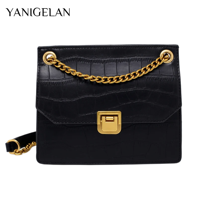 

Chain Small PU Leather Flap Bags Women Trend Lady Designer Luxury Handbag Retro Crossbody Shoulder Handbags Classic Underarm Bag