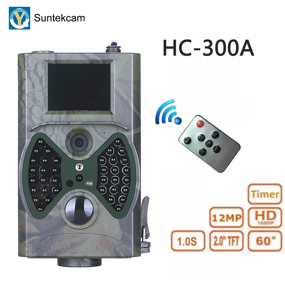 SUNTEKCAM HC 300A Trail камера охота s 12MP 1080 P наблюдение за дикой природой фото ловушка IP54