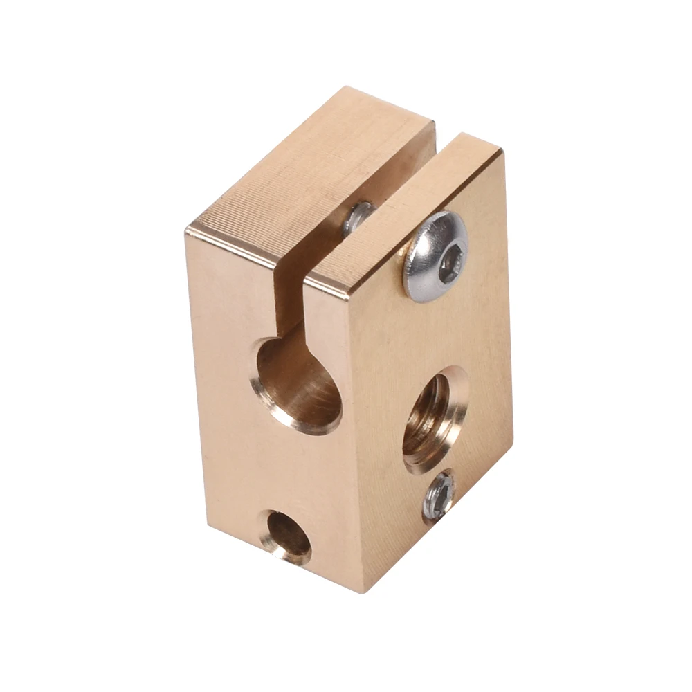 Оригинальный латунный нагревательный блок V6 для E3D Hotend сопла силиконовый носок 3D