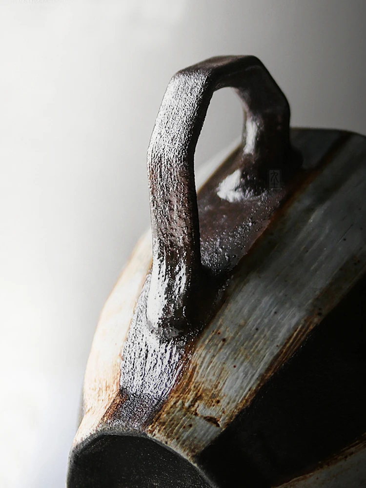 Эспрессо Nordic чашки Винтаж минималистский Керамика Кофе чашка с ложкой синий днем