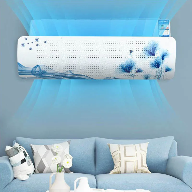 Цветная Крышка для кондиционера направляющая ветра регулируемая защита от PP